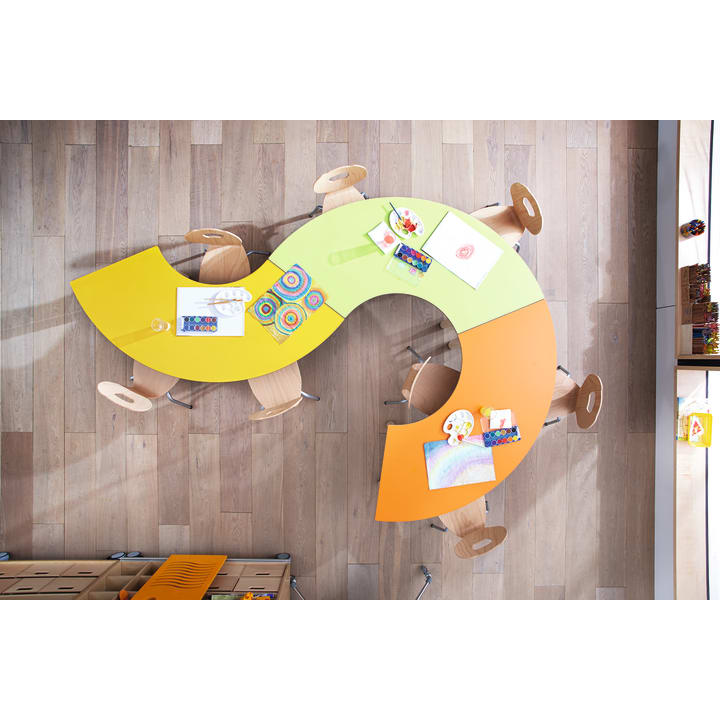 Tisch move upp, Metallbeine mit Gleitern, L 173 x B 100 cm