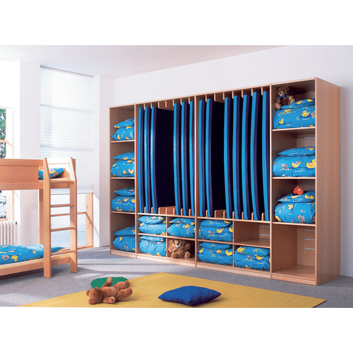 Liegepolsterschrank für Steppdecken, H 196,8 x B 96,6 x T 62 cm