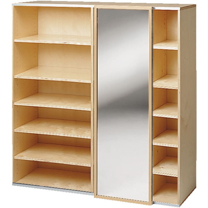 Schiebetürenschrank mit Sicherheitsspiegel