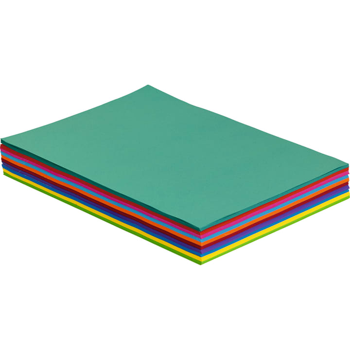 Bastelpapier, 500 Blatt in 10 Farben