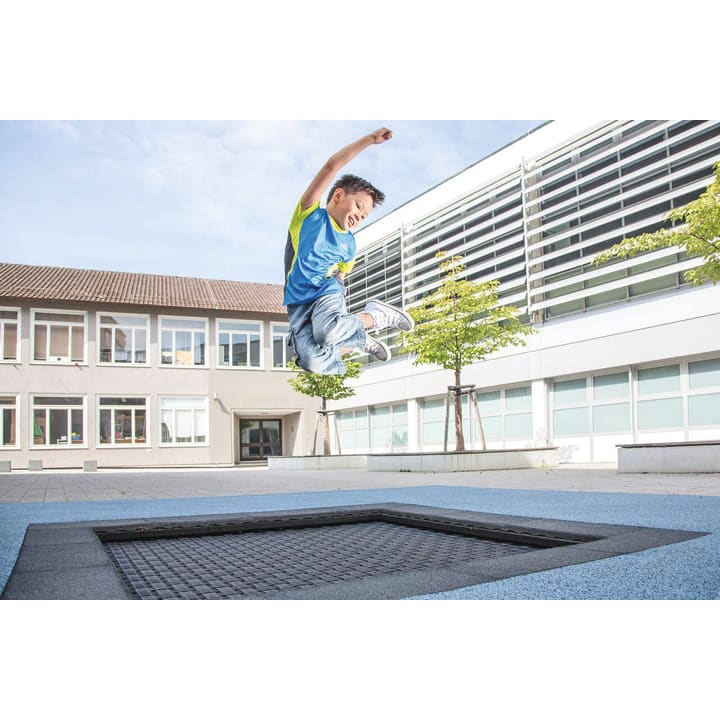 Kinder-Bodentrampolin, Sprungtuch gelb