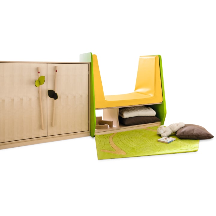 Schrank-Bank grow.upp, div. Farben, Sitzh. 32 cm, B 97 x H 94 x T 55 cm