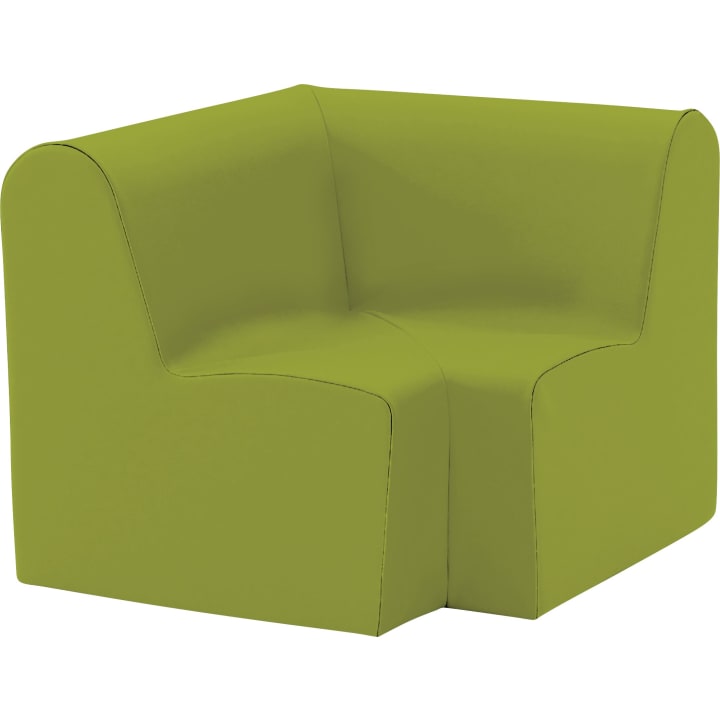 Sofa Ecke sidd, Kunstleder, div. Farben, Sitzh. 34 cm