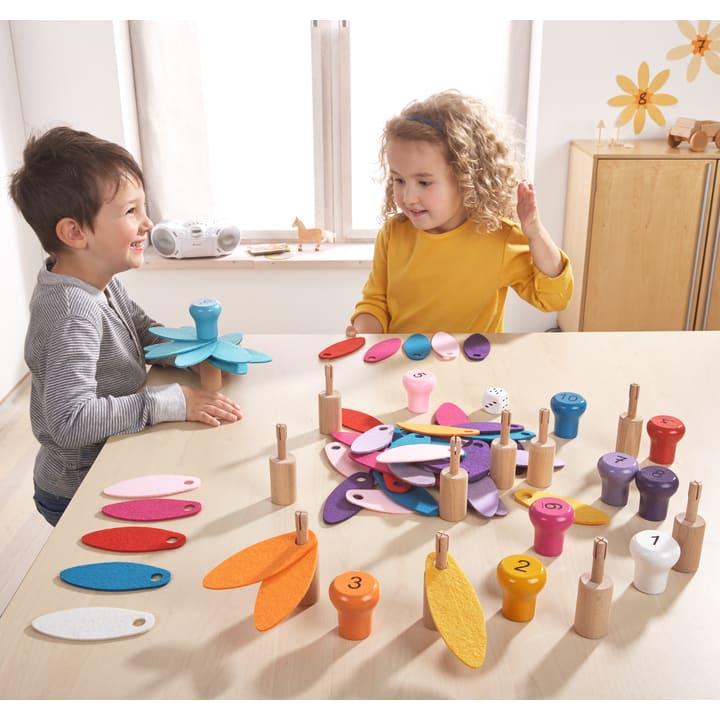 HABA Pro Zahlenblumen, 123 Teile