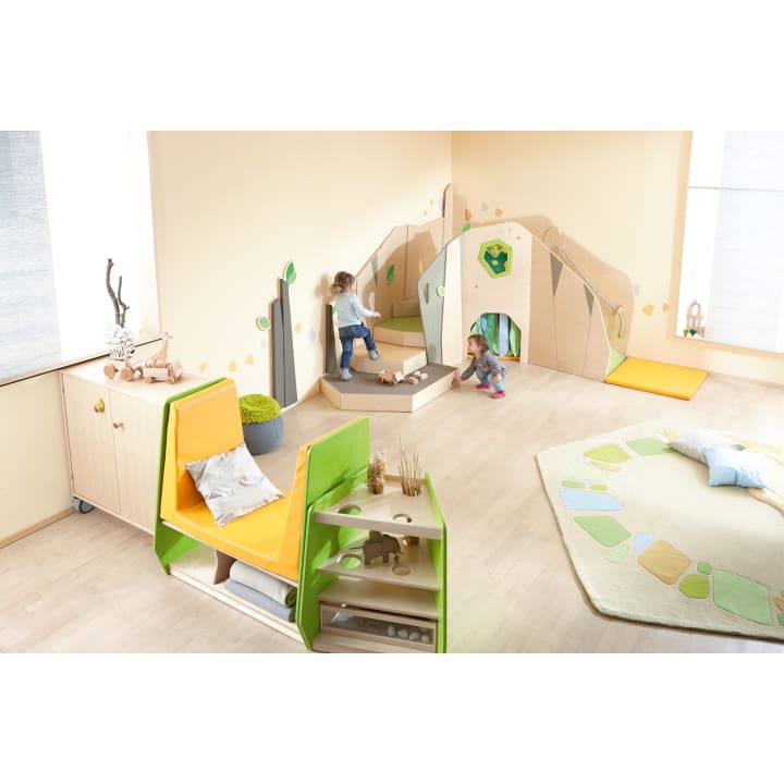 Spielhaus grow.upp Fuchsbau, links