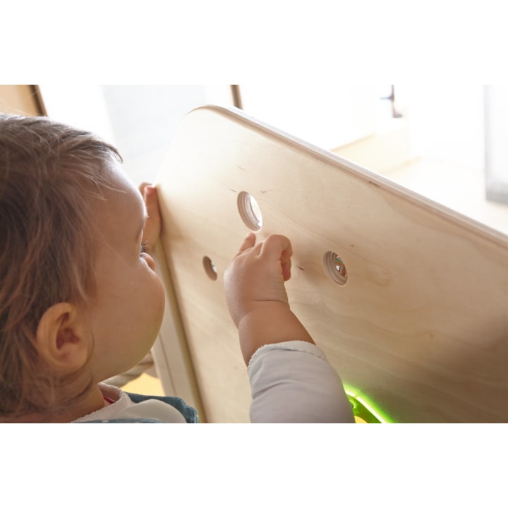 Spielhaus grow.upp Fuchsbau, links
