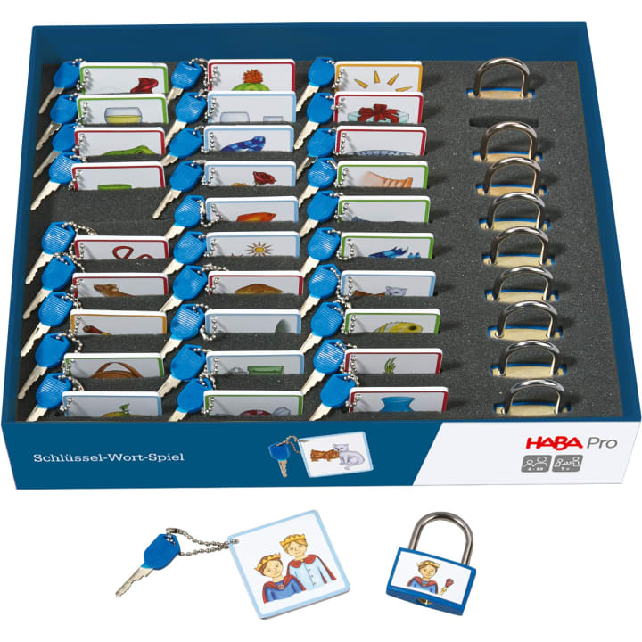 HABA Pro Schlüssel-Wort-Spiel, 41-teilig