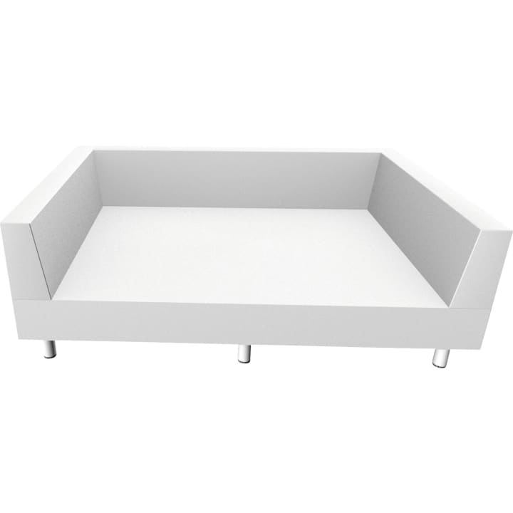 Liegepodest mit Rückenlehne und 2 Seitenlehnen, Sitzhöhe 53 cm