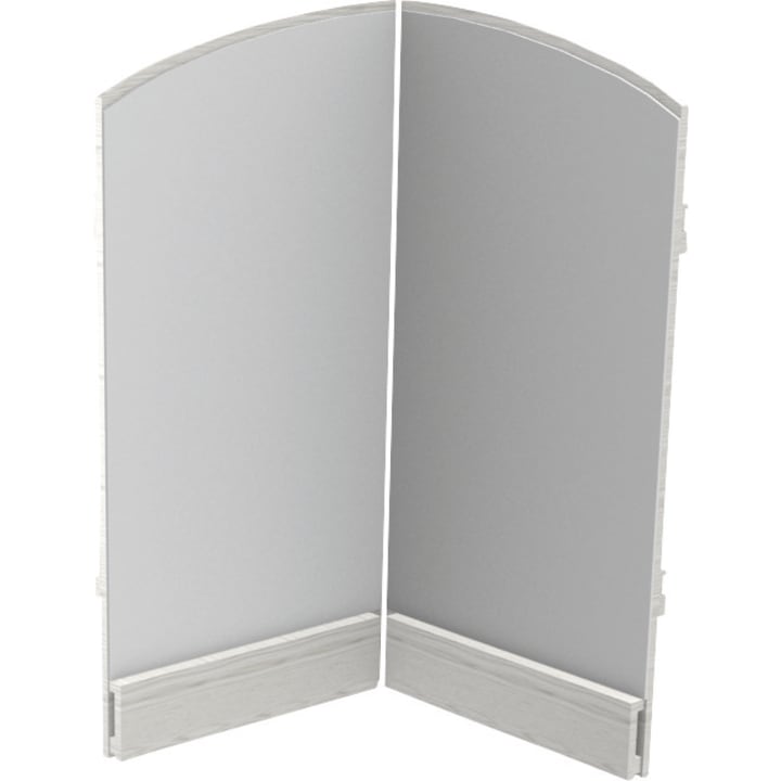 Eckspiegel Berg, L 65 x B 65 x H 97 cm