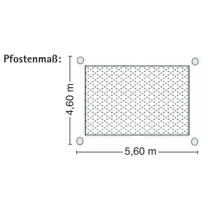 Sonnschutzanlage, Premium-Qualität, 4 x 5 m