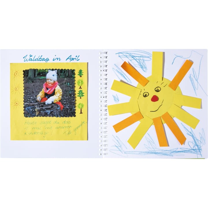 Kreativbuch, blanko, 5 Stück
