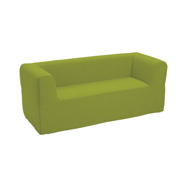 Sofa 3-Sitzer, Kunstleder, div. Farben, Sitzh. 30 cm