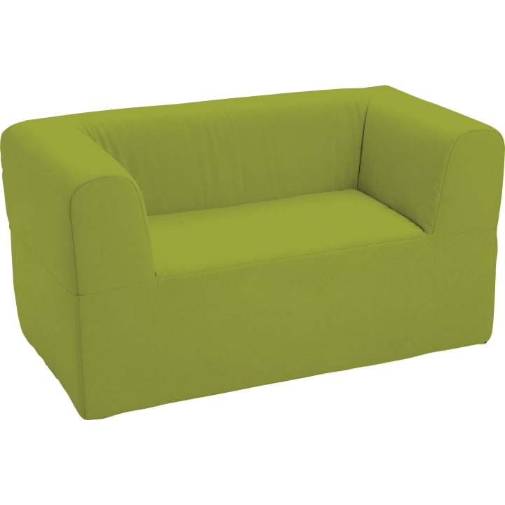 Sofa 2-Sitzer, Kunstleder, div. Farben, Sitzh. 30 cm