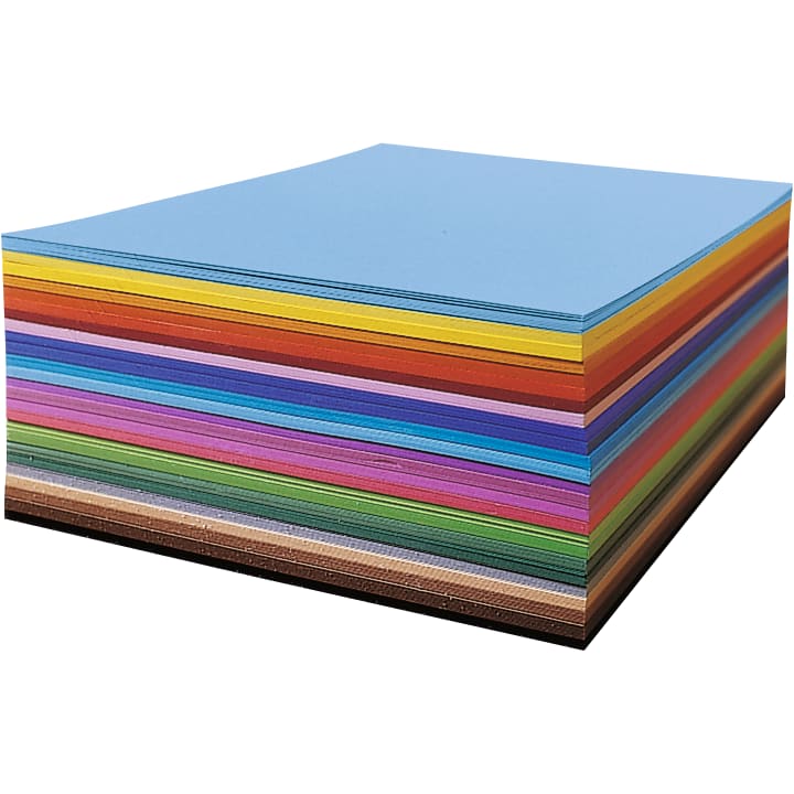 Tonpapier-Set 130g/m², 50 x 70 cm, 200 Bogen