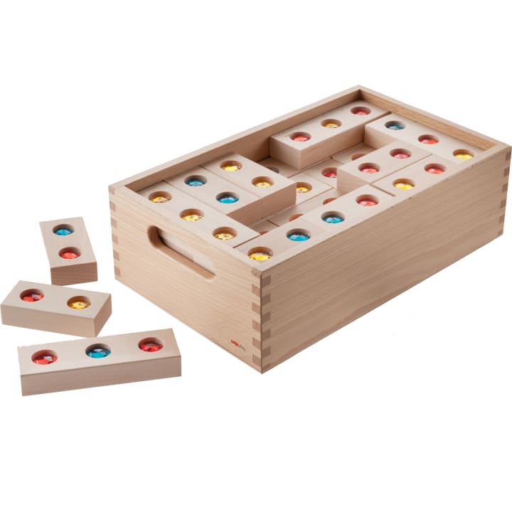 HABA Pro Bausatz Glitzersteine, 46 Teile