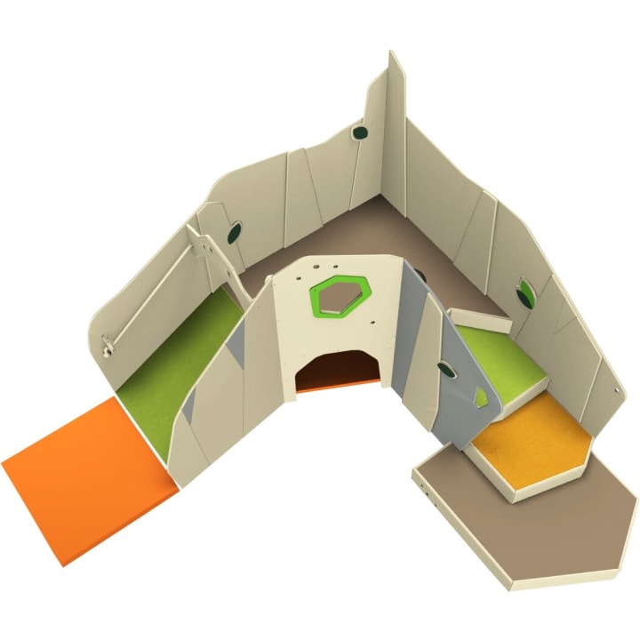 Spielhaus grow.upp Fuchsbau, links