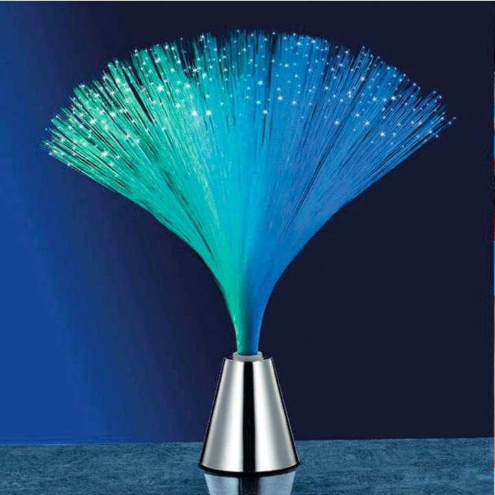 LED-Glasfaser-Lampe