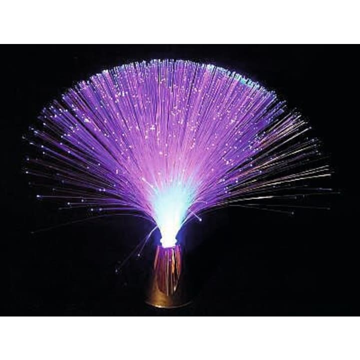 LED-Glasfaser-Lampe