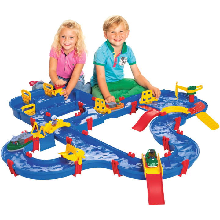 Aquaplay®-Wasserbahn AmphieWorld, klappbar, 55-teilig