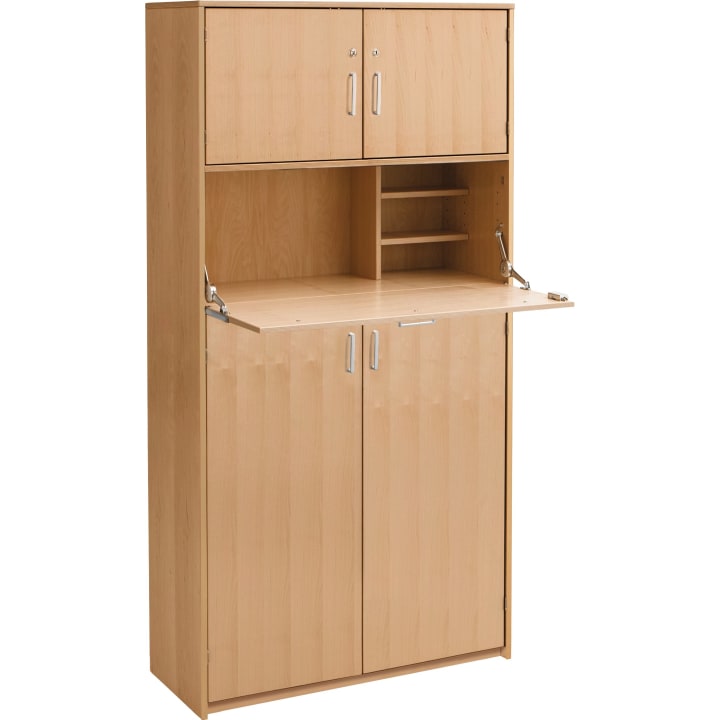 Schrank-Arbeitsplatz Forminant, B 100 x H 182 x T 39,4 cm