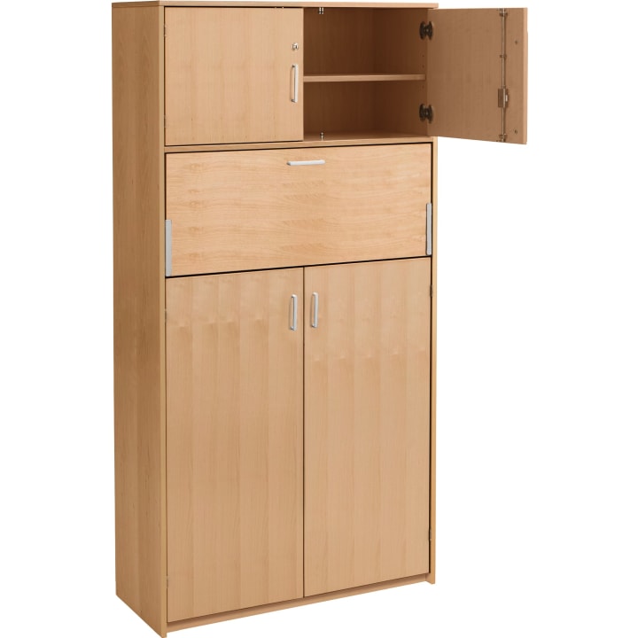 Schrank-Arbeitsplatz Forminant, B 100 x H 182 x T 39,4 cm