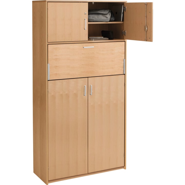 Schrank-Arbeitsplatz Forminant, Dekor, B100 x H182 x T39,4 cm