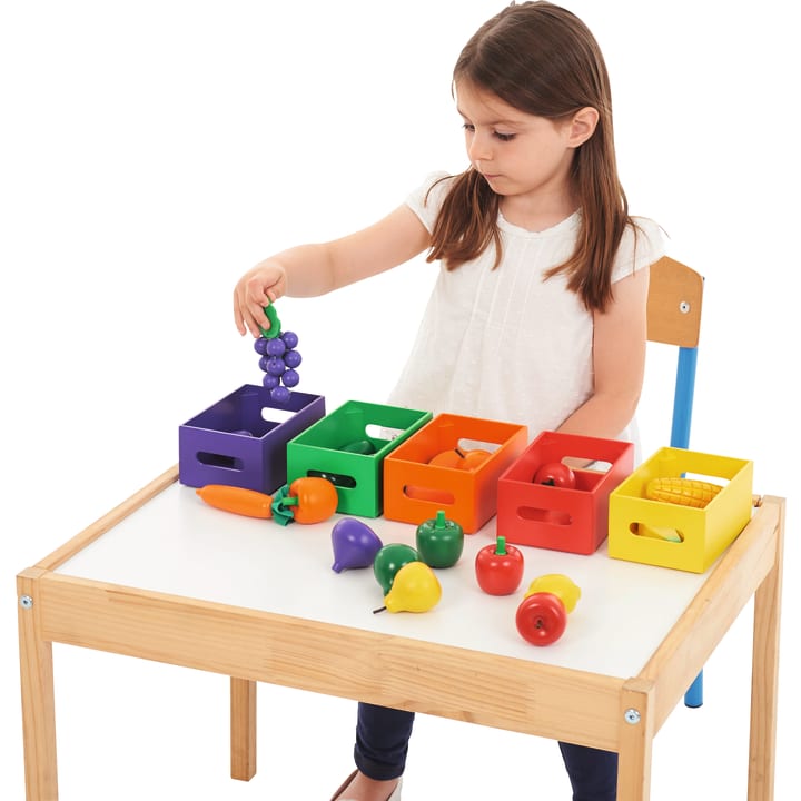 Obst & Gemüse Farb-Sortier-Set, 25-teilig