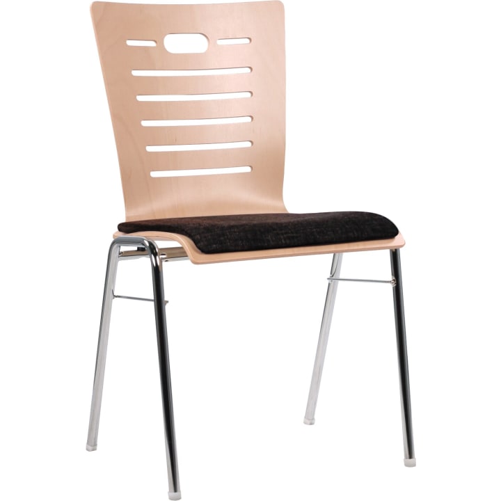Stuhl combisit B gepolstert, div. Farben, Sitzh. 46 cm