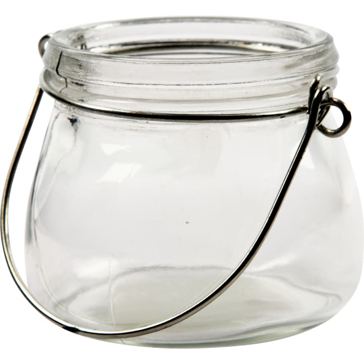 Deko-Glas mit Aufhängebügel, 12 Stück