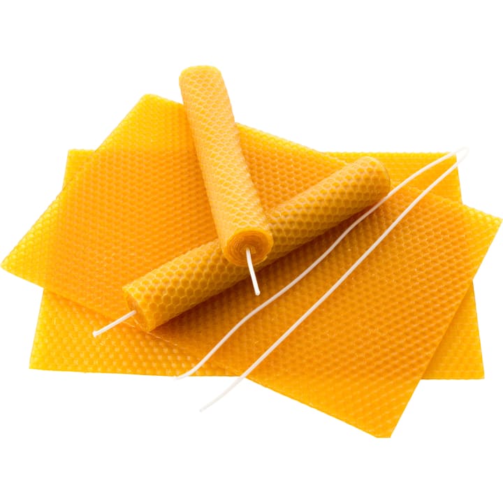Bienenwaben-Bastelset Kerzen, 9-teilig