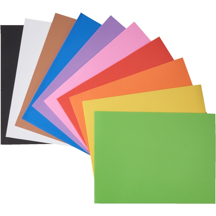 Moosgummi-Platten-Set, 10 Stück