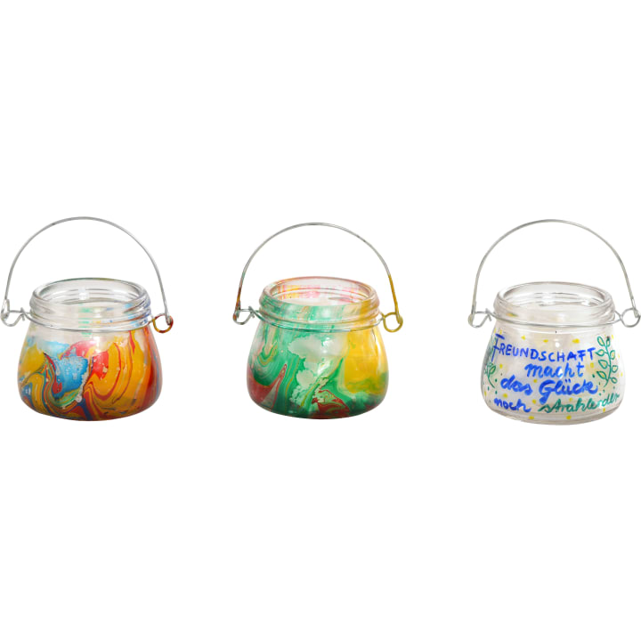 Deko-Glas mit Aufhängebügel, 12 Stück