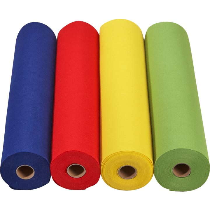 Filzrollen-Set, 4 Farben