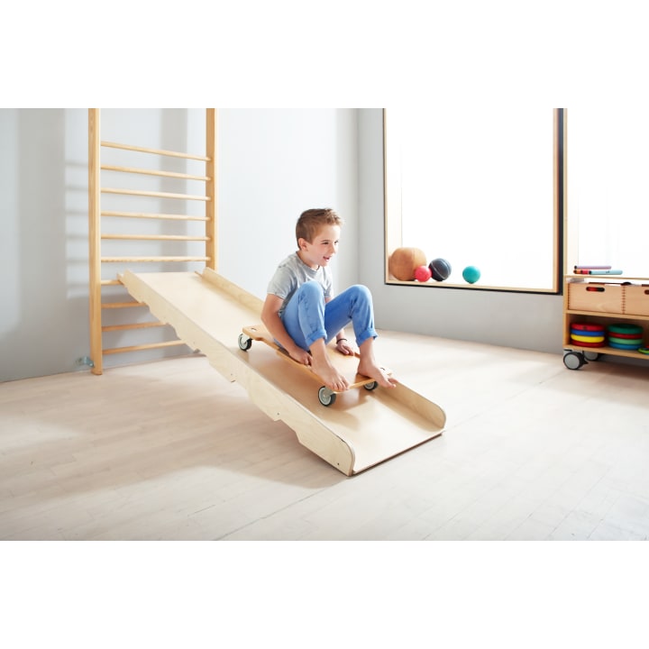 HABA Pro Rollbrettbahn mit Auslauf