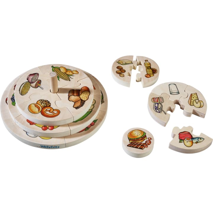 HABA Pro-Schichtpuzzle Ernährungspyramide, 22 Teile