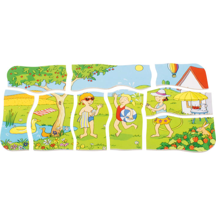 Schichtenpuzzle 4 Jahreszeiten, 32 Teile