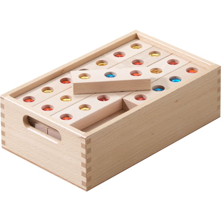 HABA Pro Bausatz Glitzersteine, 46 Teile