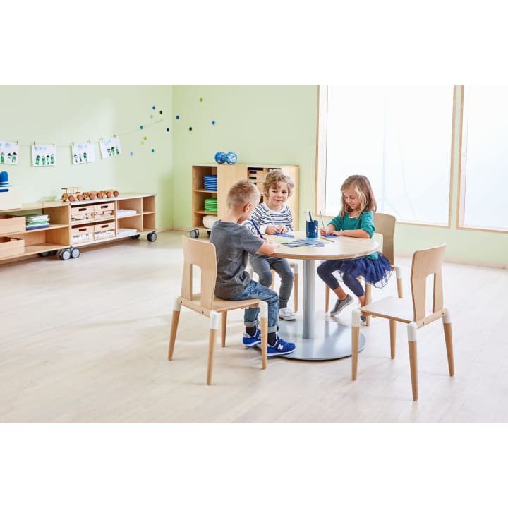 Säulentisch rund, Ø 80 cm
