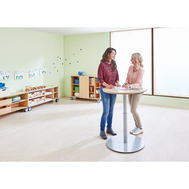 Säulentisch rund, Ø 80 cm