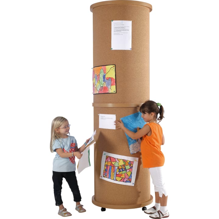XXL-Kork-Litfaßsäule