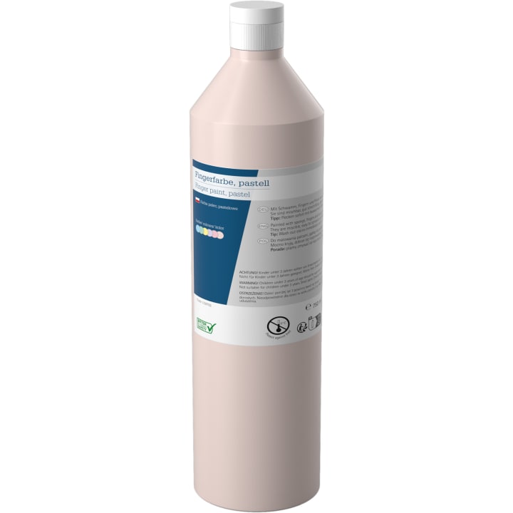 HABA Pro Fingerfarben-Set Pastell, 6 x 750 ml