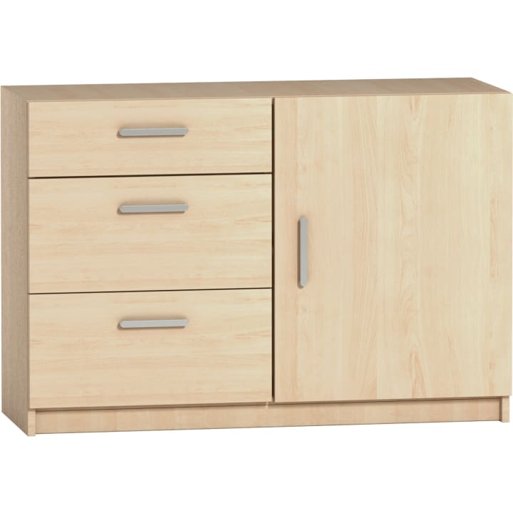 Türen-/Schubfachschrank variado, Tür rechts, B 100 x H 80,6 x T 45,5 cm