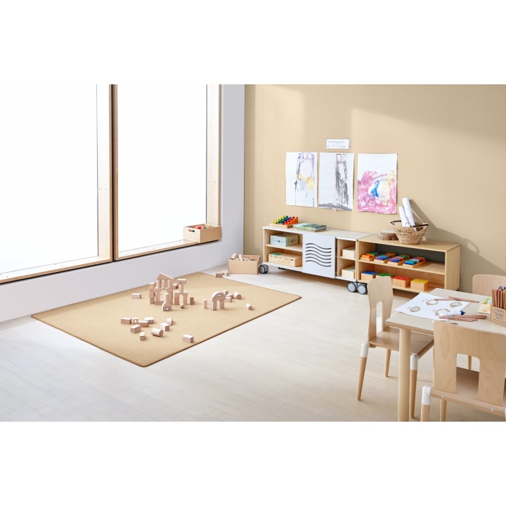 Bauteppich, Sandbeige, 2 x 3 m