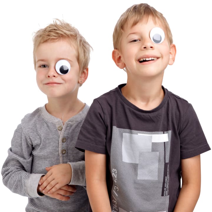 Wackelaugen, verschiedene Größen, 120 Stück