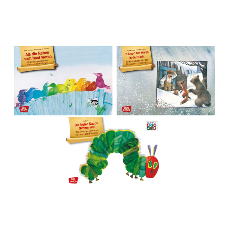 Bildkarten-Set fürs Koffertheater Moderne Klassiker, 3 Sets