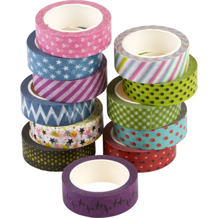 Motiv-Klebeband, 12 Rollen