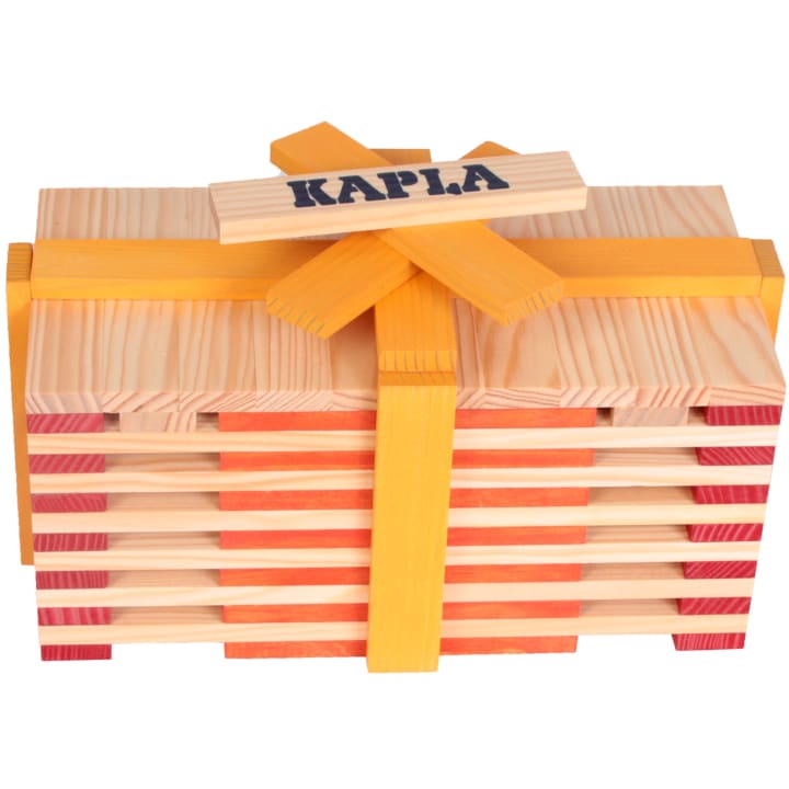 KAPLA®-Holzbaukasten Octocolor, 100 Teile