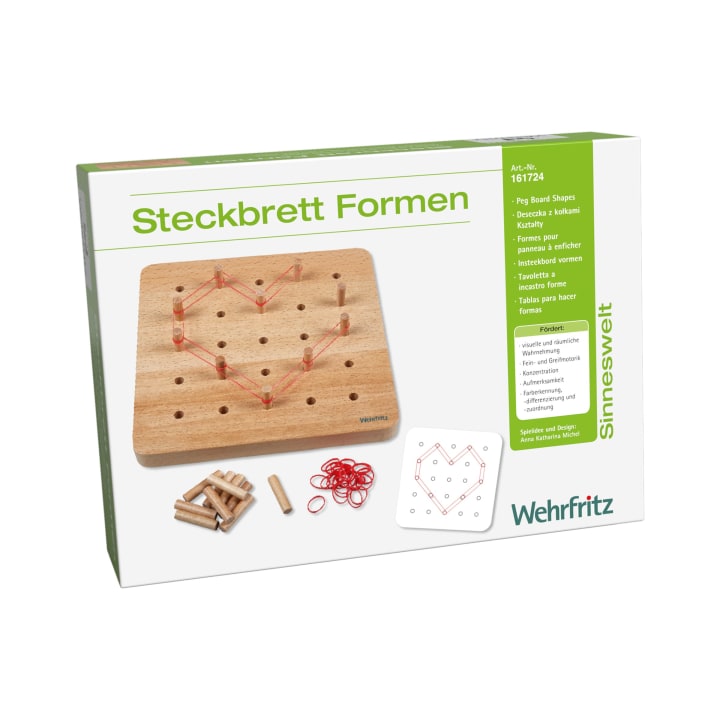 HABA Pro Steckbrett Formen, 498-teilig