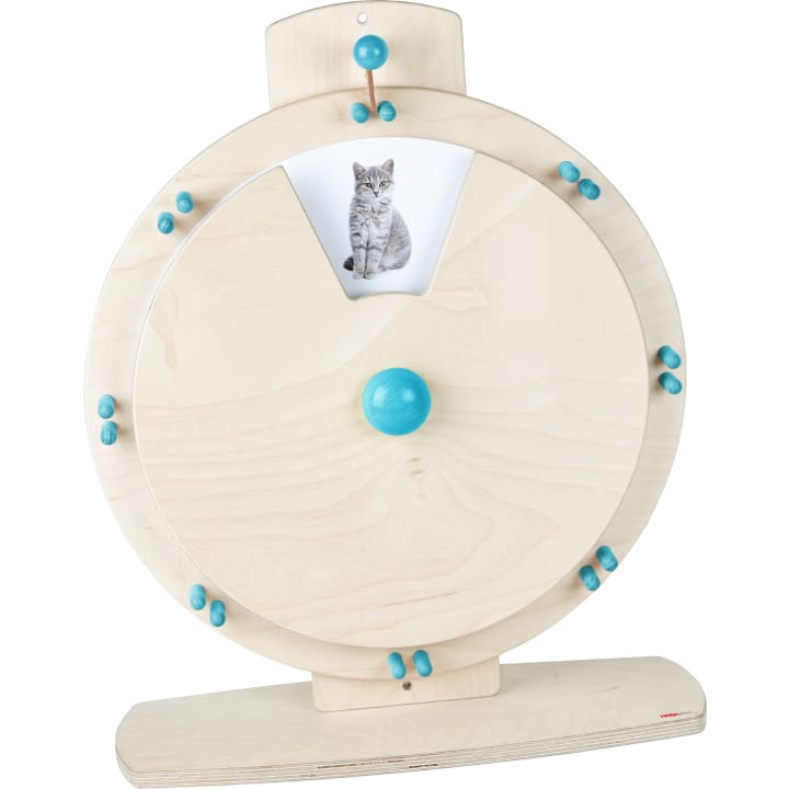 Rätselrad mit 12 Themen, 45cm