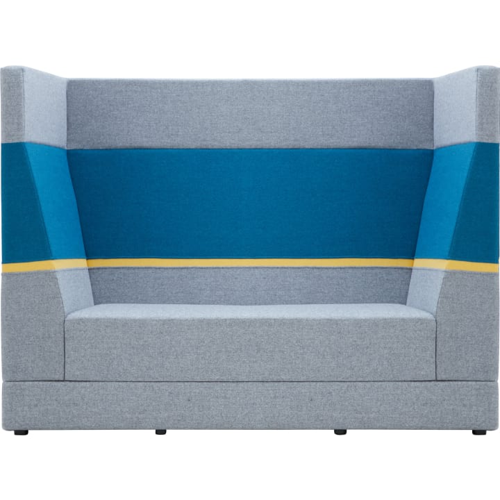 Hochlehner Sofa set.upp gerade hohe Rückenlehne mit 2 Seitenteilen, Stoff, div. Stoffe